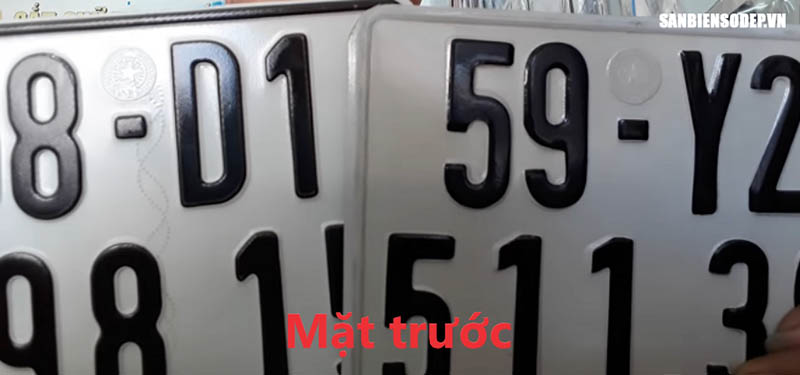 biển số xe giả và thật